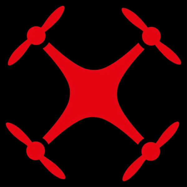 Quadrocopter-Symbol aus Business-Bicolor-Set — Stockvektor