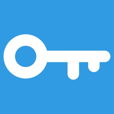 anahtar düz simgesi