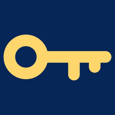 anahtar düz simgesi