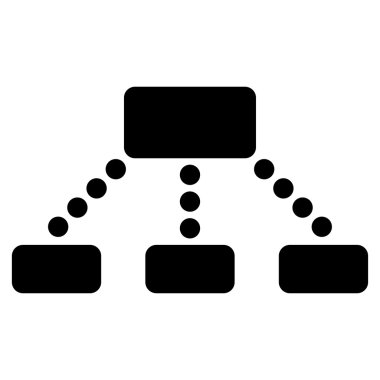 Hierachy düz simgesi