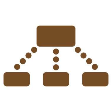 Hierachy düz simgesi