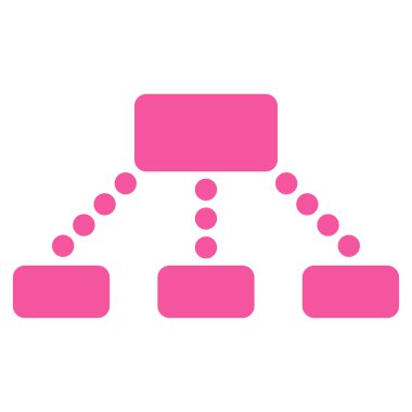 Hierachy düz simgesi