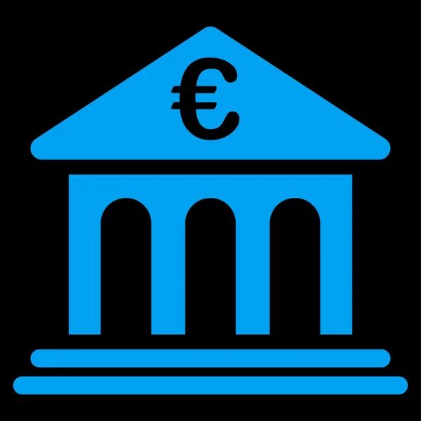 Bank platte pictogram — Stockvector