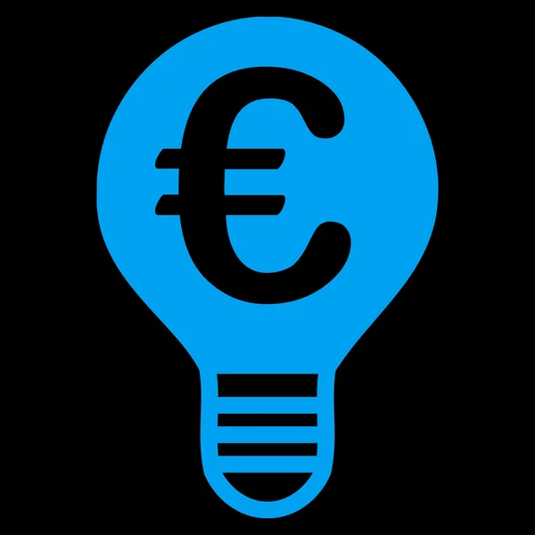 Icône plate ampoule — Image vectorielle