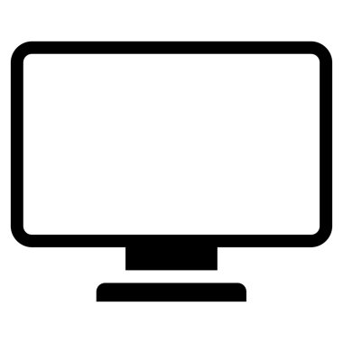 flat monitör simgesini