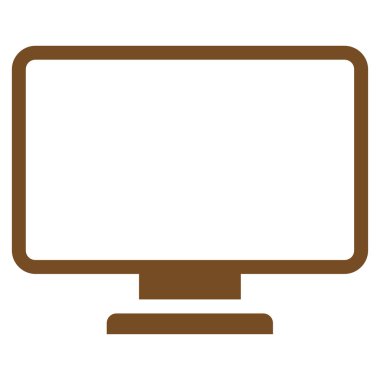 flat monitör simgesini