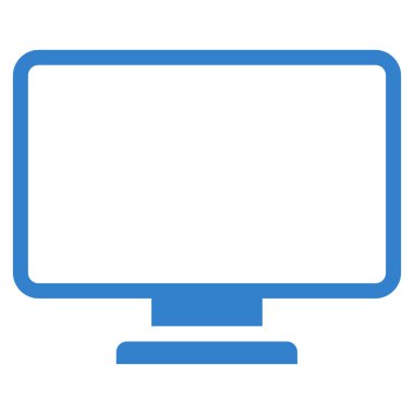 flat monitör simgesini