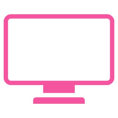 flat monitör simgesini