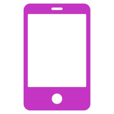 Akıllı Telefon Düz Simgesi