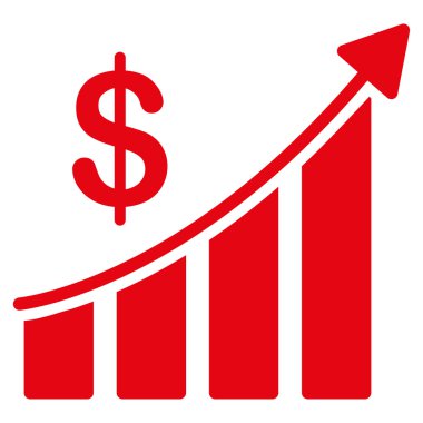 Satış düz simgesi