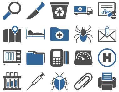 Tıbbi bicolor simgeler