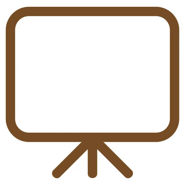 Präsentationsbildschirm-Symbol — Stockfoto