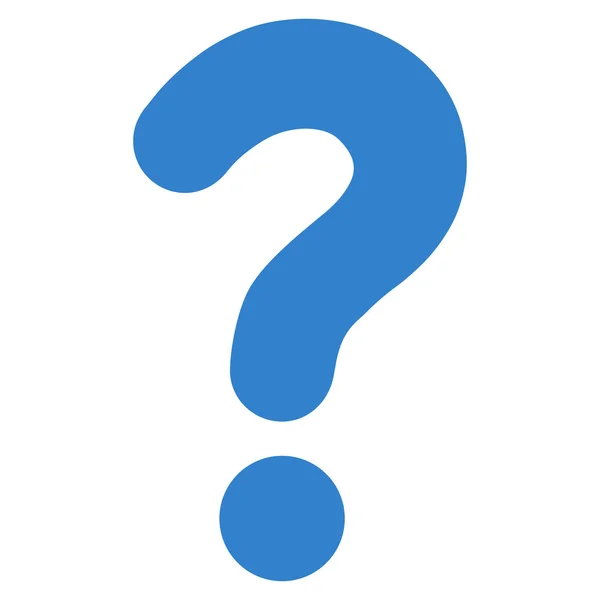 Question Flat Icon — Stock Photo, Image