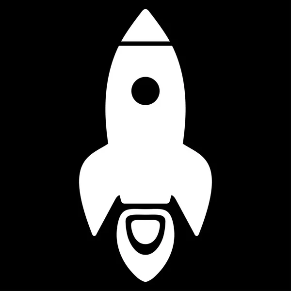 Rocket Flat Icon — Stock Photo, Image