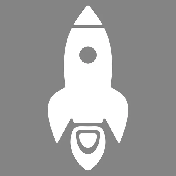 ロケット フラット アイコン — ストック写真