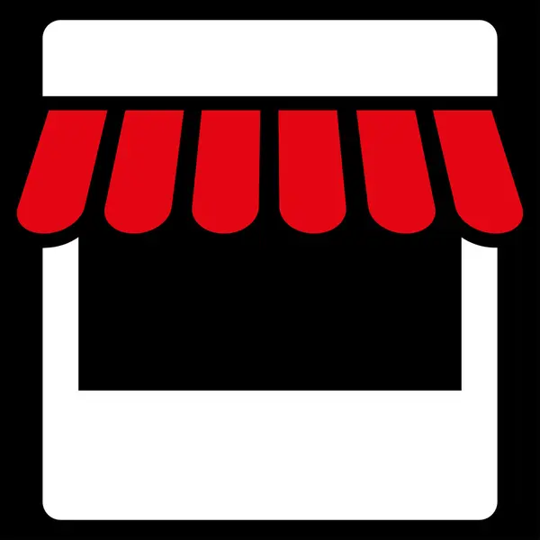 Store Flat Icon — Stock Photo, Image