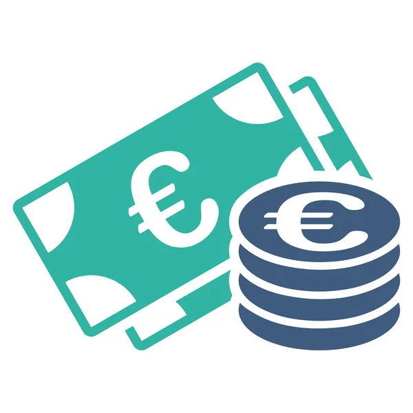 Euro-Bargeldsymbol — Stockfoto