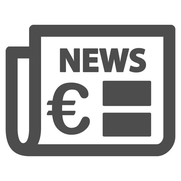 Newspaper icon — Stock Photo, Image