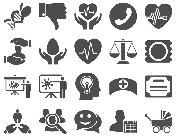 Medical bicolor icons — Stock Photo, Image