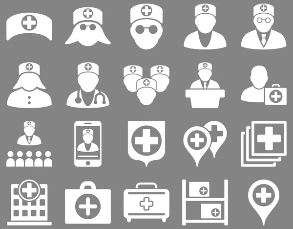 Medicinsk ikon set — Stockfoto
