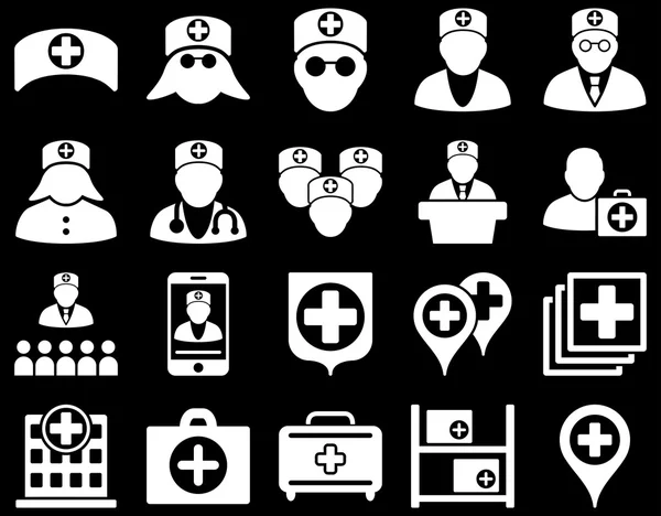 Medicinsk ikon set — Stockfoto