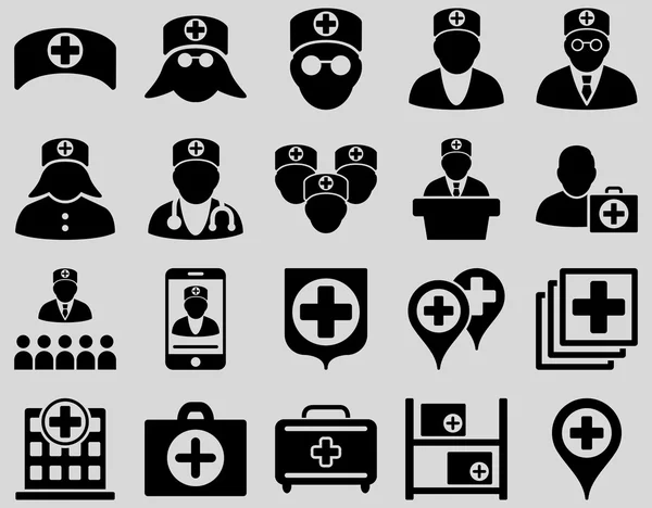 Medical icon set — Stock Photo, Image