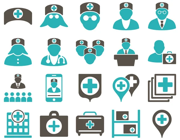 Medical icon set — Stock Photo, Image