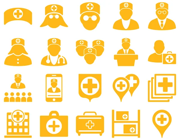 Medical icon set — Stock Photo, Image