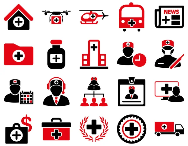 Medical icon set — Stock Photo, Image