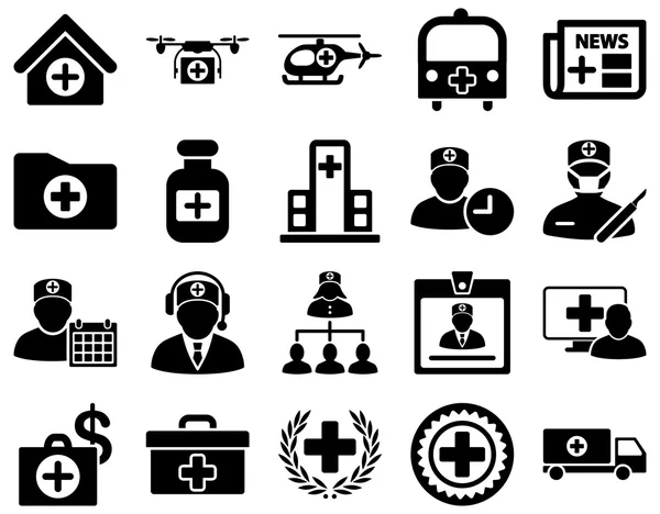 Medical icon set — Stock Photo, Image