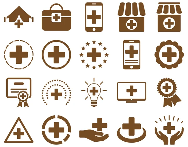 Conjunto de iconos médicos — Foto de Stock