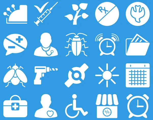 Medical bicolor icons — Stock Photo, Image