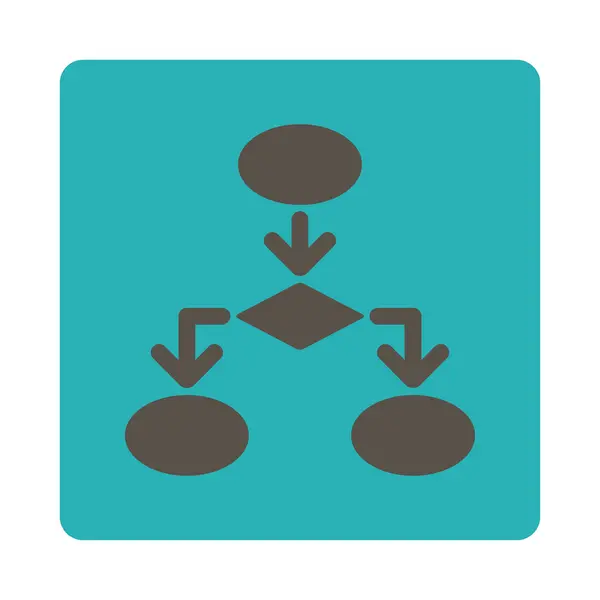 Icona del diagramma di flusso — Vettoriale Stock