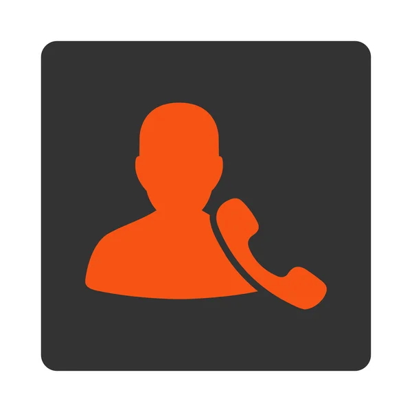 Telefon-Support-Symbol — Stockvektor