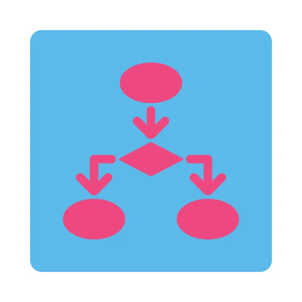 Icona del diagramma di flusso — Vettoriale Stock