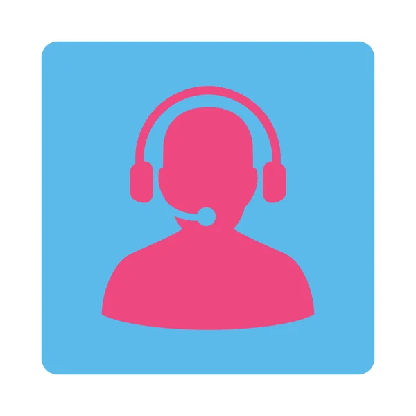 Telemarketing pictogram — Stockvector