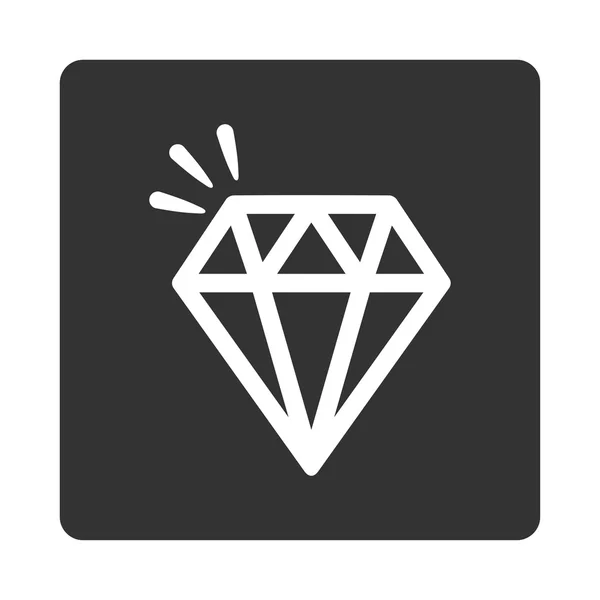 Crystal-ikon — Stock Vector