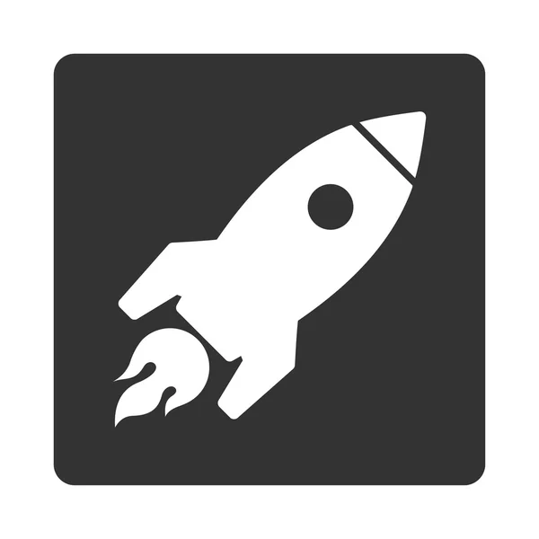 Ícone de lançamento do foguete — Vetor de Stock