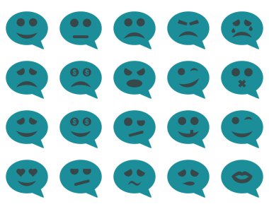 Duygu gülümseme simgeler sohbet