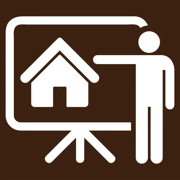 Realtor icon — Stock Photo, Image