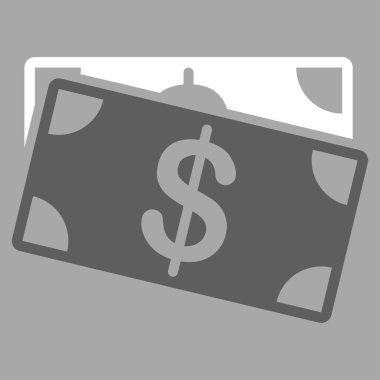 Doları banknot simgesi iş Bicolor kümesi'nden