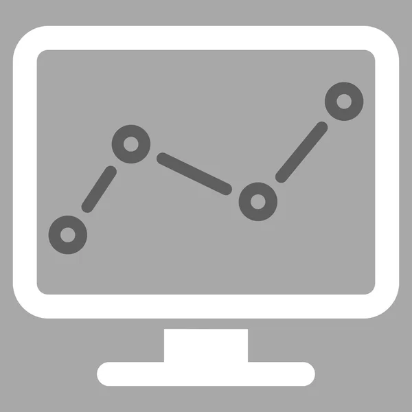 Monitoring icon from Business Bicolor Set — Stock Vector