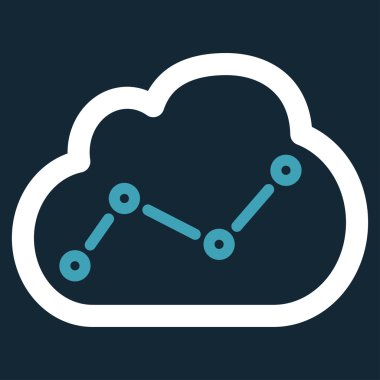 Analytics simgesi iş Bicolor kümesi'nden