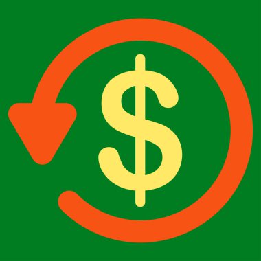 Geri ödeme simgesi iş Bicolor kümesi'nden