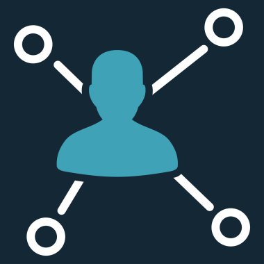 İş Bicolor kümesi'nden ilişkiler simgesi