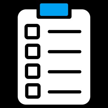 Görev simgesi iş Bicolor kümesi'nden test