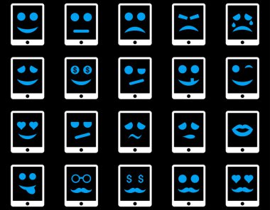 Duygu mobil tablet simgeler