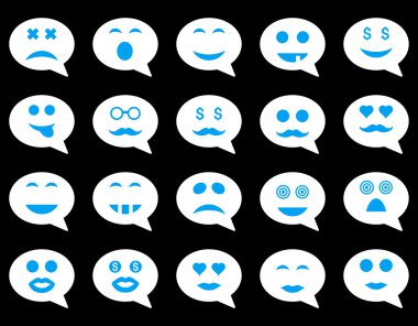 Duygu gülümseme simgeler sohbet