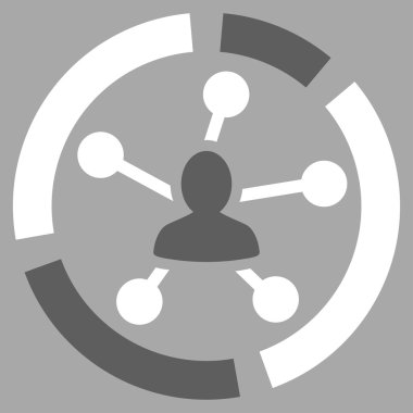 İlişkiler diyagram simgesi