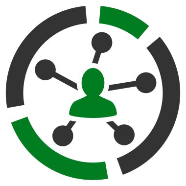 İlişkiler diyagram simgesi